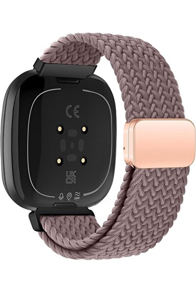 GENERAL حزام ساعة من النايلون متوافق مع Fitbit Versa 3/Versa 4/Fitbit Sense/S...