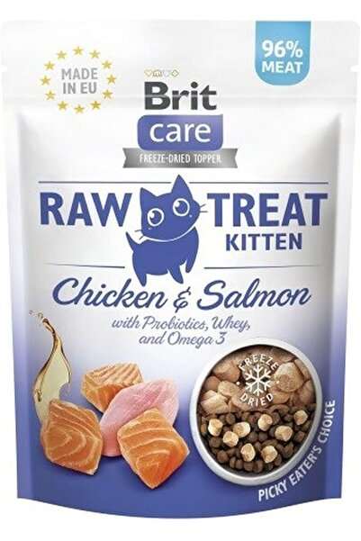 Brit Care Raw Treats with Chicken and Salmon for Kittens 40 g