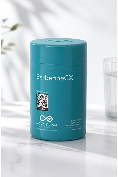 Nova Prima BerberineCX Berberis Vulgaris 500 mg, Alfa Lipoik Asit & Çin Tarçını 60 Kapsül