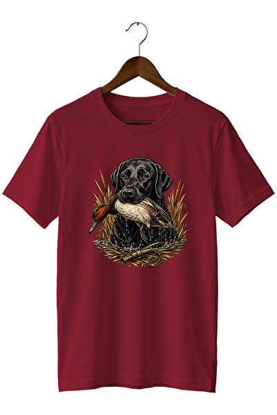 The Baski Ανδρικό μπλουζάκι με στάμπα Labrador Duck Hunt – Κοντομάνικο μπλουζ...