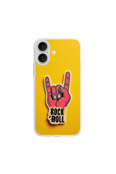 SNAPSTATIONRO Protective case, MagSafe, iPhone 16E - _ROCK_ROLL