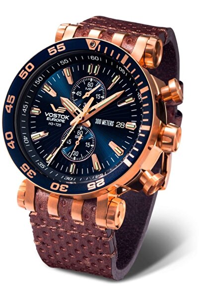 Vostok Europe Set bărbătesc VK61-575B590, bleumarin, clasic, cu o curea supli...