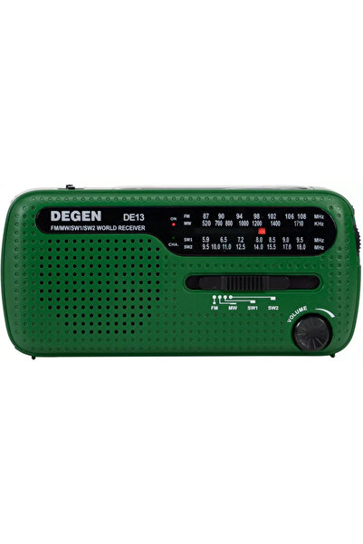 PNI Radio de urgenta Degen DE13 FM-AM-SW cu alimentare solara acumulator sau ...