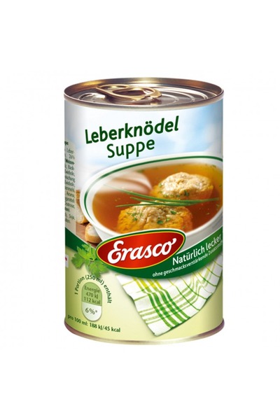 Erasco Σούπα με ζυμαρικά συκώτι 395 ml