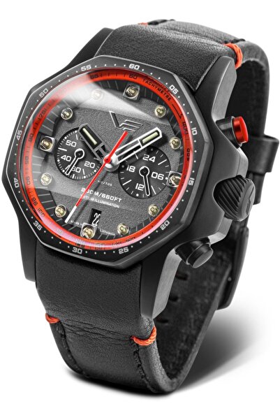 Vostok Europe Set bărbătesc VK64-640C699 — negru, sportiv, cu o curea suplime...
