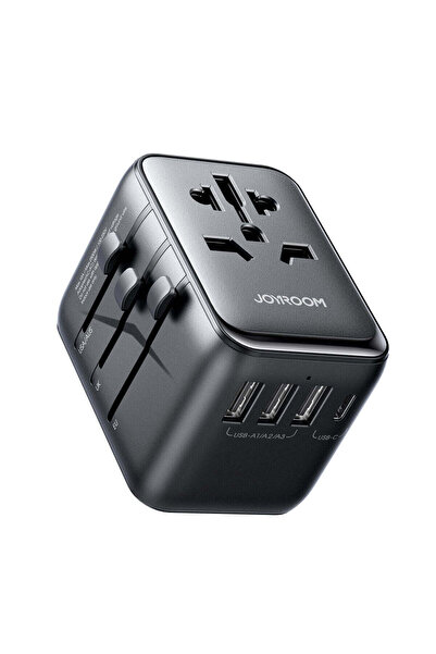 Joyroom Φορτιστής Δικτύου TCW 01, 3 Α, 1 xUSB-C, 3 xUSB-A, Καθολικός, US/JP/A...