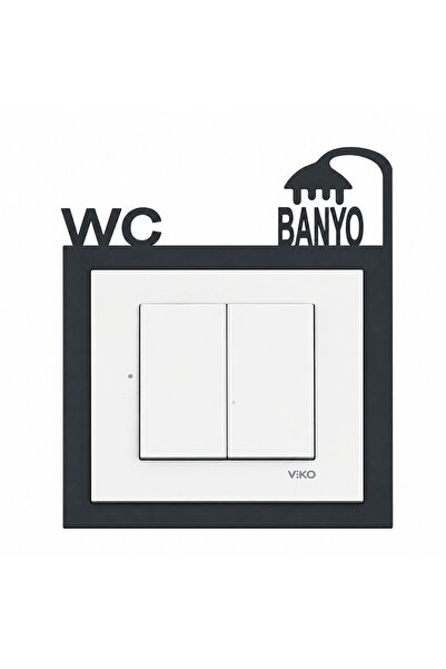 Formiqra Tekli Priz Kenar Süsü Duvar Dekoru Wc-Banyo, Banyo-Wc