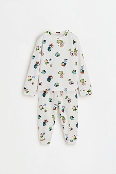 LEFTIES Baskılı uzun pijama