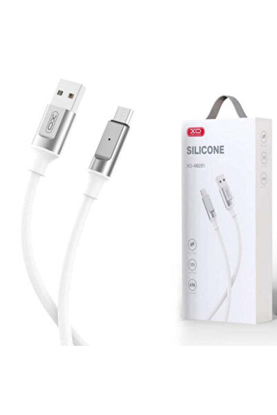 Xo Καλώδιο Δεδομένων και Φόρτισης NB 251, USB-A σε MicroUSB, 6 A, Μεταλλικό, ...