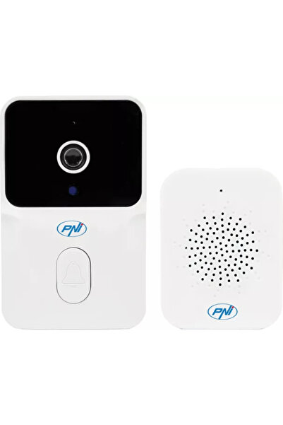 PNI Sonerie video Safe House IDB12 WiFi vizibilitate noctura IP54 acumulator ...