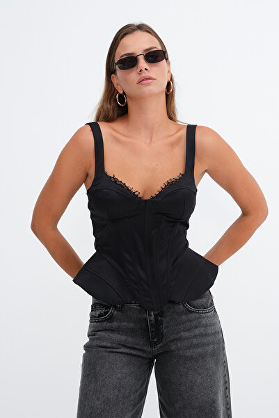 Addax Bağlamalı Korse Bluz A02784