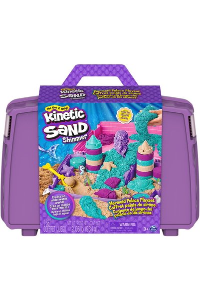 Spinmaster Спин Мастър Кинетичен пясък - куфарче с русалки, пясък за игра