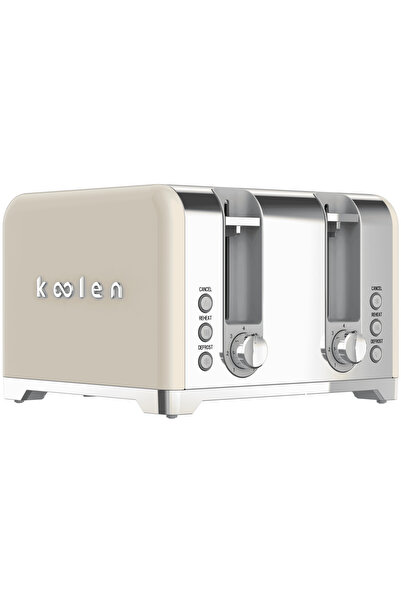 Koolen 800104029 محمصة خبز من الفولاذ المقاوم للصدأ، 1560-1860 واط، 4 شرائح -...