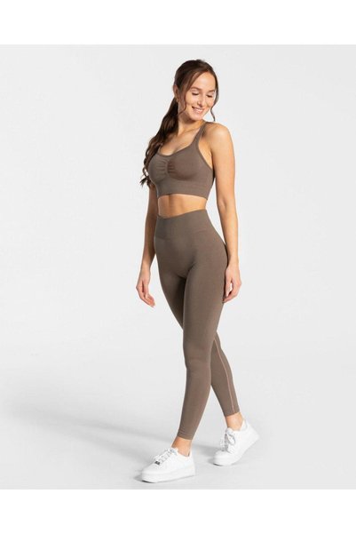 TEVEO Timeless Scrunch Bra, Seamless-Kül Kahve