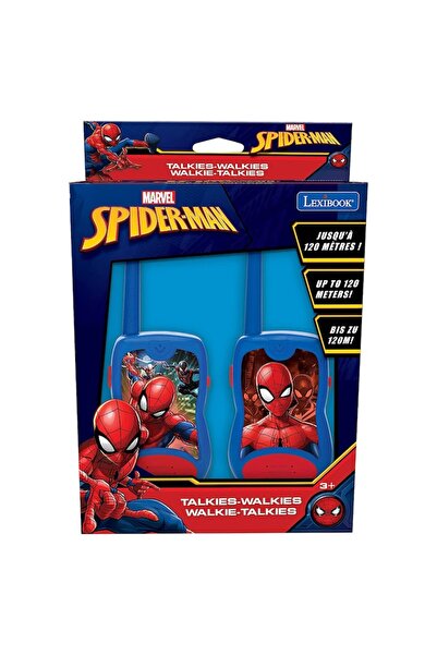 LEXIBOOK Set de 2 walkie-talkie-uri, Spiderman, 100 m, Multicolor
