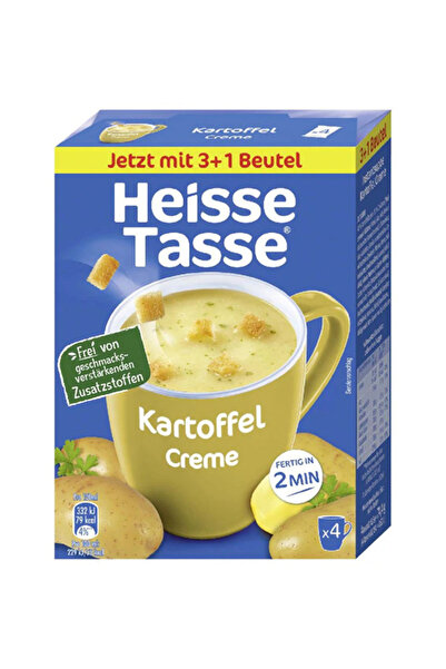 Heisse Tasse Supa crema de cartofi 4 x 18.6 g