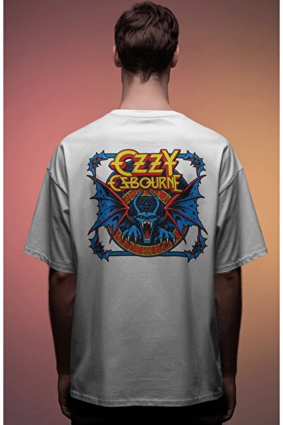 SEVBANO Ozzy Osbourne Black Sabbath Rapper Singer Printed Unisex Oversize Pre...