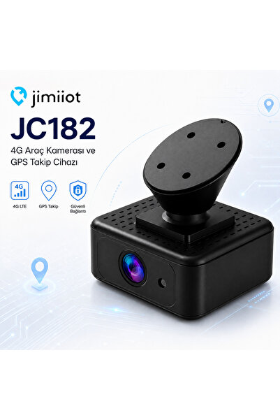 Jimiiot JC182 4G Canlı İzlemeli Araç Kamerası ve GPS Takip Sistemi