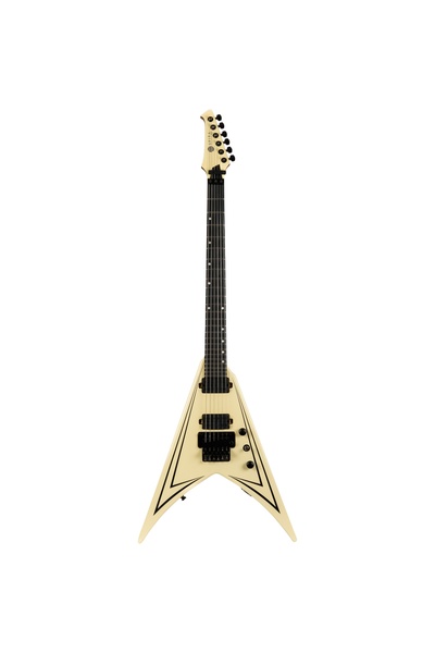 spira guitars Spira V-420 AWH Flying V Elektro Gitar (Antique White)