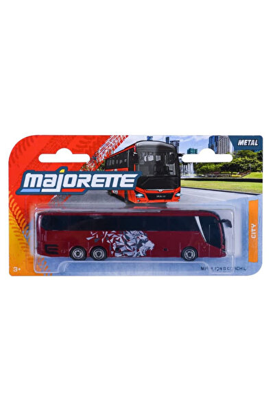 Majorette MAN Şehir Otobüsleri Lion's Coach L Kırmızı Model Otobüs