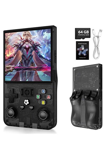 BlueFire R36MAX Retro Handheld Game Console – 4.0 Inch IPS HD Screen, 64GB St...