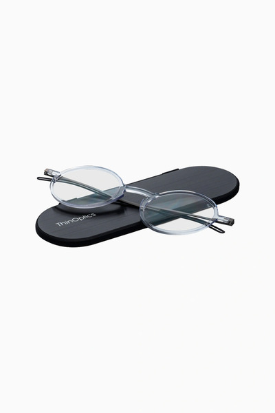 THIN OPTICS Manhattan Ultra İnce Yuvarlak Okuma Gözlüğü +1,0