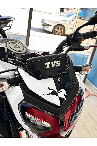 Mavera Stickers TVS Raider At Logolu Kafa Sticker Etiket (1 adet)