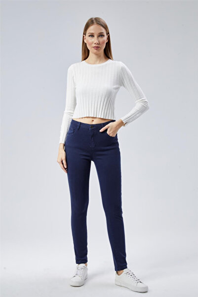 HomeStore Lycralı Dar Paça Push Up Jean Pantolon