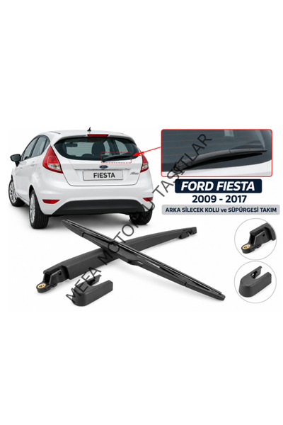 Genel Markalar MEFA Ford Fiesta Arka Cam Silecek Kolu Ve Süpürgesi Takım 2009...