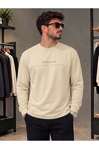OSO İKİ İP SWEAT KIRIŞMAZ BASKILI ERKEK