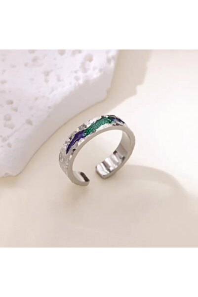 Peach Jewelry Δαχτυλίδι θαλάσσης με λέπια από ανοξείδωτο ατσάλι