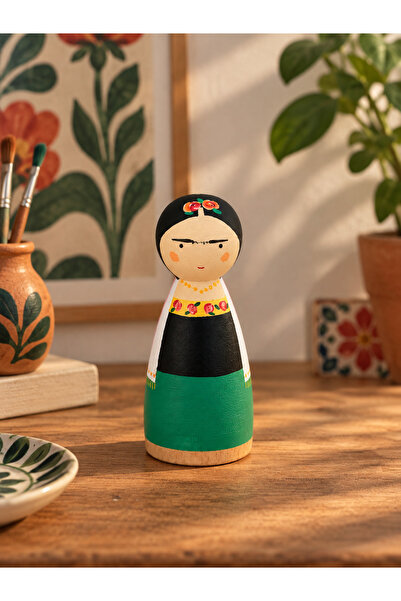 pinaart Wooden Peg Doll Art Series -Frida Kahlo-