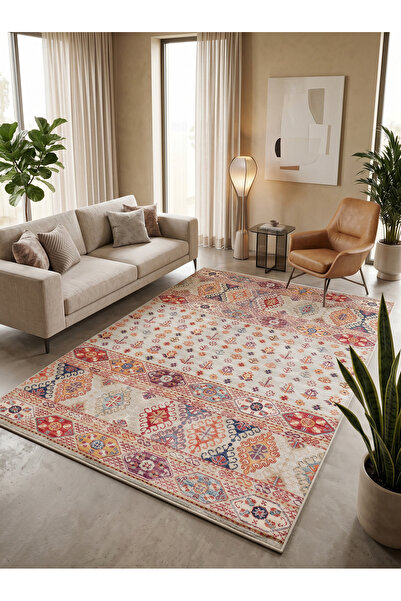 Rose'n Home ARTE VN076 Klasik Desenli Figürlü Renkli Dekoratif Salon Mutfak K...