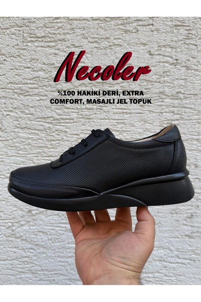 Generic Brand 100% Genuine Leather, Padded Sole, Massage Gel Heels Women's Da...