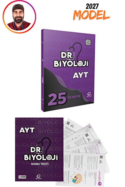Oksijen Yayınları 2027 Model Dr Biyoloji AYT Biyoloji 25 Deneme ve AYT Biyolo...