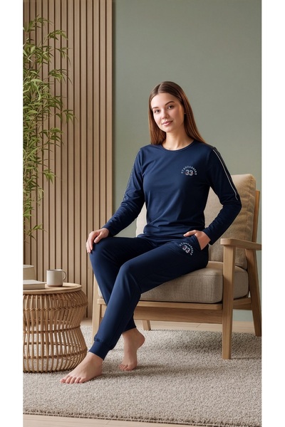 Owersleep Lyc Couple's Set Dark Blue 3497