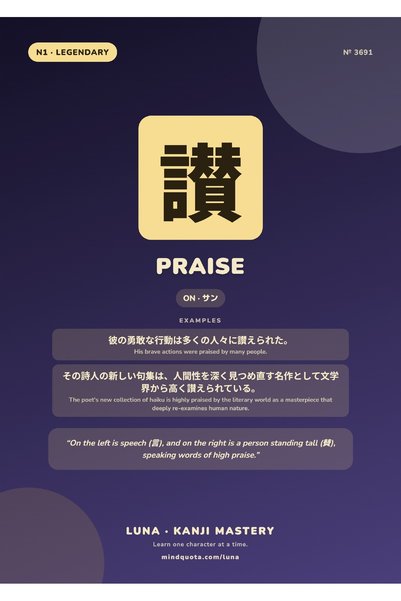 OEM Poster Infografic Kanji Lauda, Design Japonez Minimalist, Carton 250g, A4