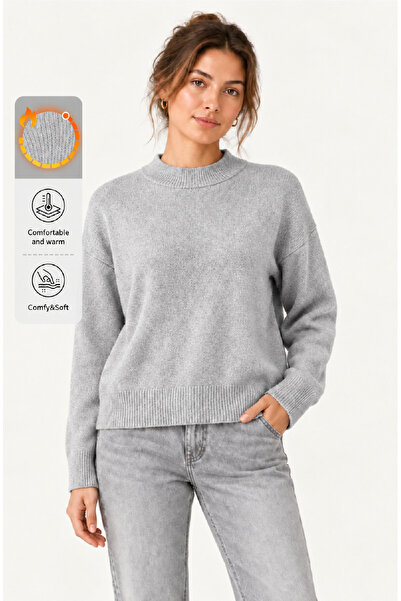AÇELYA TEKSTİL Crew Neck Women's Knitwear "The Favorite of Every Day, with It...