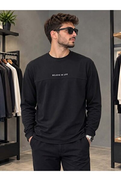 İKİ İP SWEAT KIRIŞMAZ BASKILI ERKEK