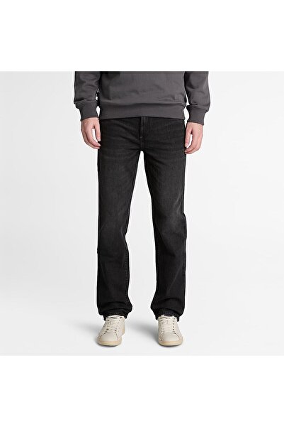 Timberland Sandown 5 Pocket Black Denim Pants (Stra Men's Black Pants)
