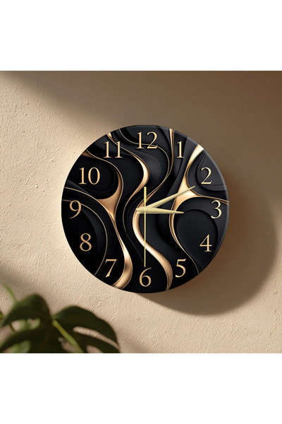 no26dekor 🕒 Bohem Modern Duvar Saati ✨ Sessiz Mekanizma 🎨 Camsız MDF Dekora...