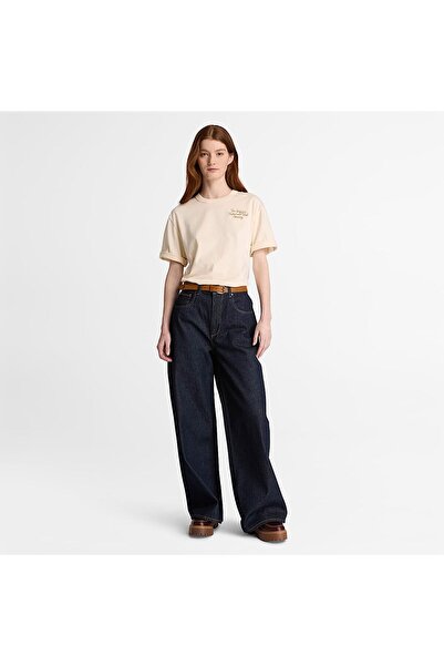 Timberland Elevated Short Sleeves Tee Kadin Bej Tshirt