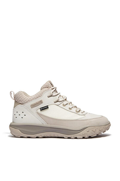 Timberland حذاء Timbercush Motion 7 Mid Lace Up Waterpro للرجال باللون الرمادي