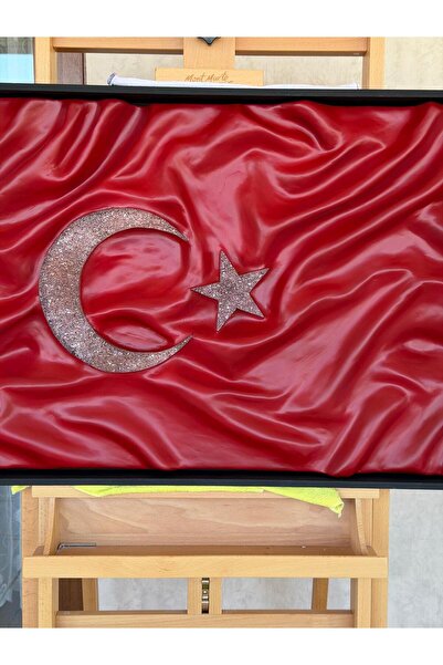 3d Ay Yıldız Bayrak Tablo