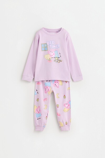 LEFTIES Peppa Pig™ uzun pijama takımı