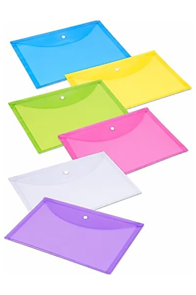 Abka A5 Snap File Folder 6 Pcs