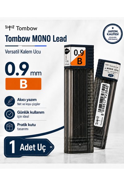 Tombow Mono Lead 0.9 mm B Versatil Kalem Ucu 1 Adet Yedek Uç