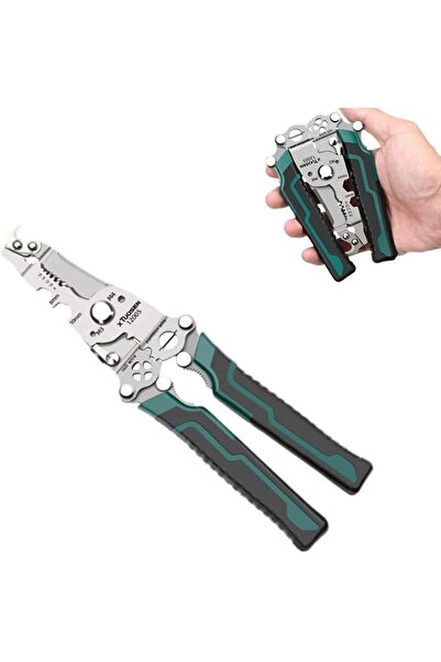 Yelajoy 18 in 1 Foldable Wire Stripper, New Multifunctional Foldable Stripper...