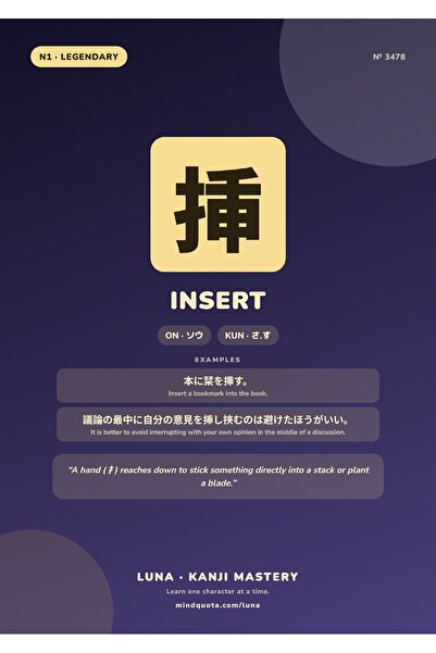 OEM Poster Infografic Kanji Insert Scriere Japoneza, Educational si Decorativ...