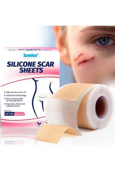 SUMIFUN Soft Silicone Gel Tape Highly Comfortable Painless 6-8 Month Supply A...